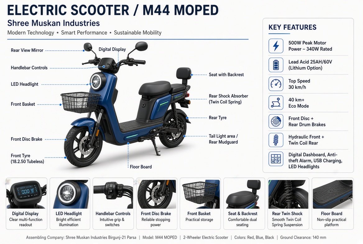 M44 Electric Moped