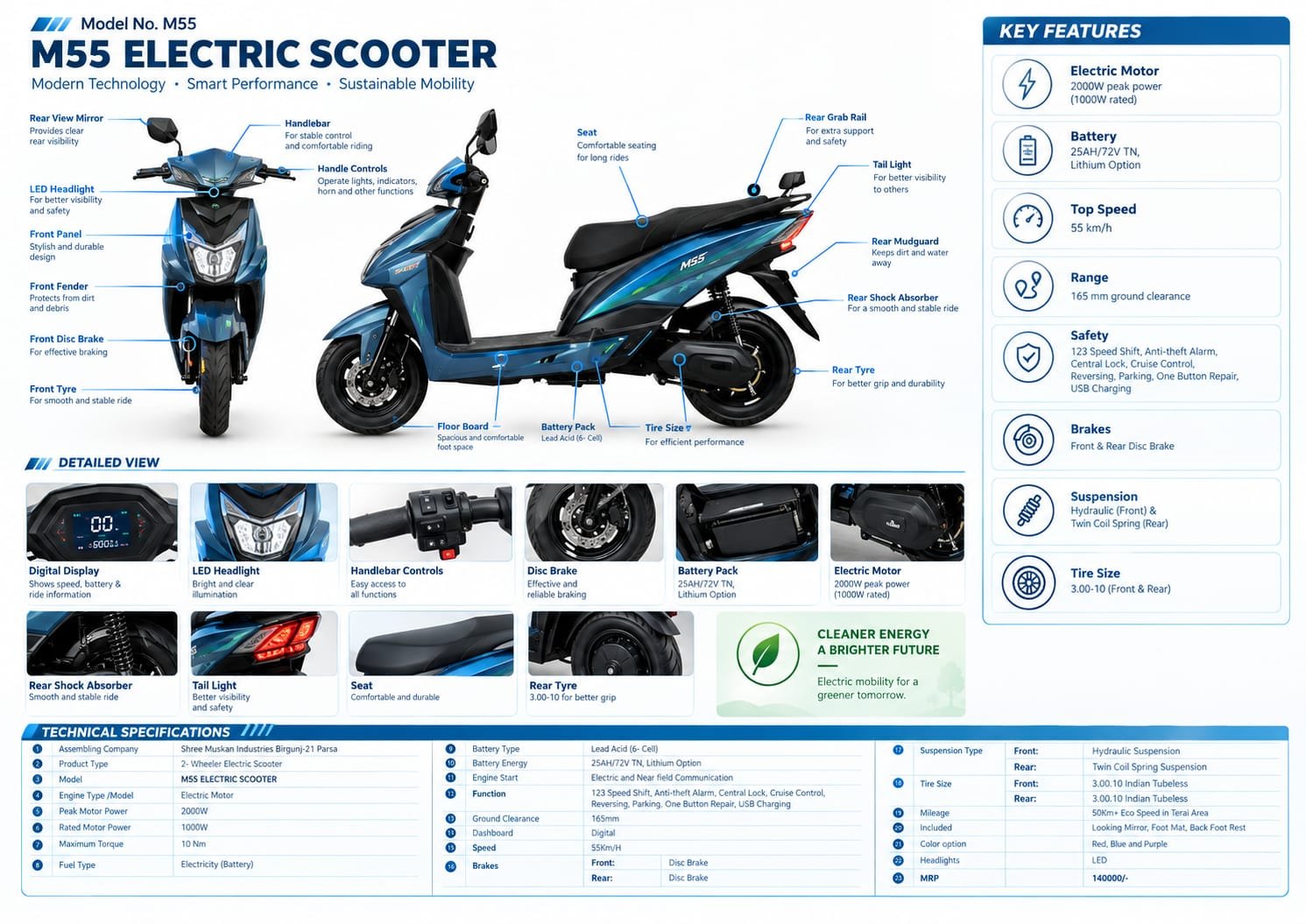 M55 Electric Scooter