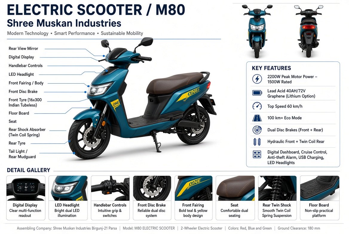 M80 Electric Scooter